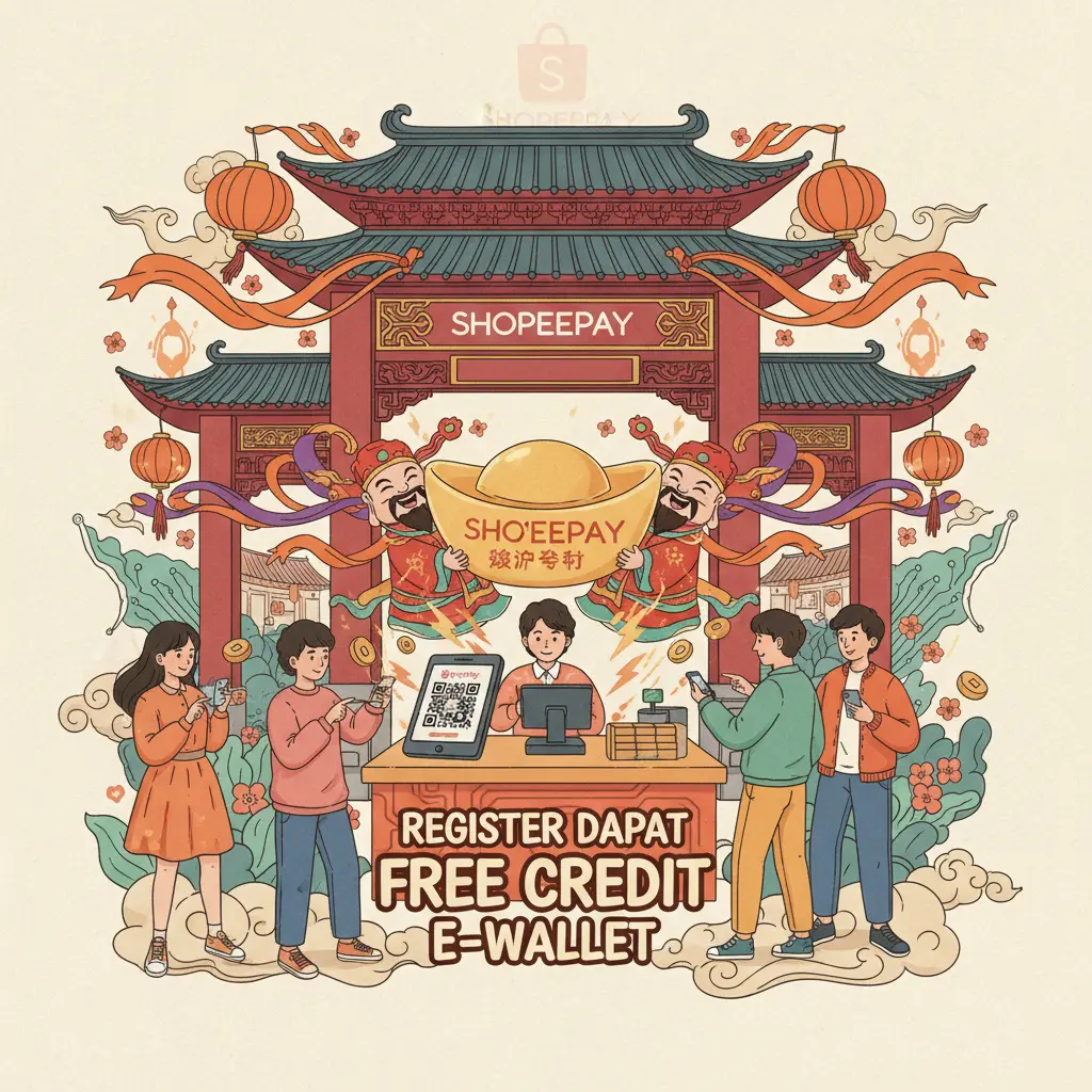 register dapat free credit e-wallet - Shopeepay